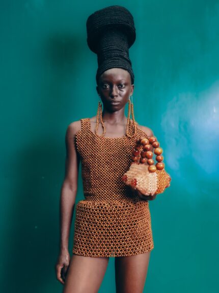 The Ori Beaded Mini Dress