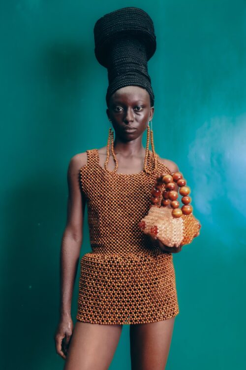 The Ori Beaded Mini Dress