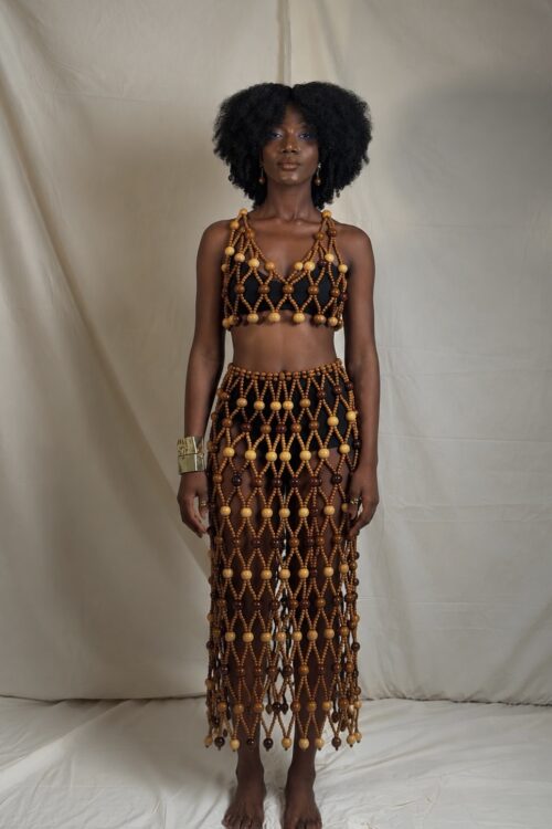 The Aretu Beaded Two-Piece Set