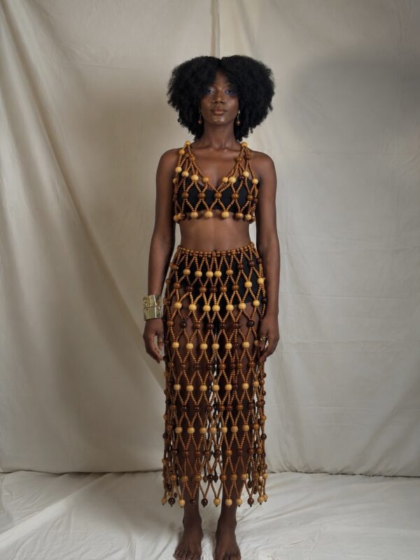 The Aretu Beaded Two-Piece Set