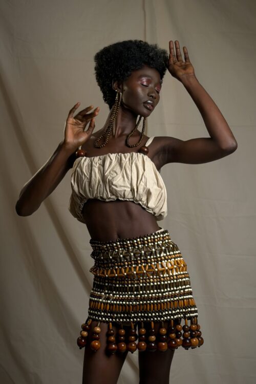The Eri Beaded Two-Piece Set