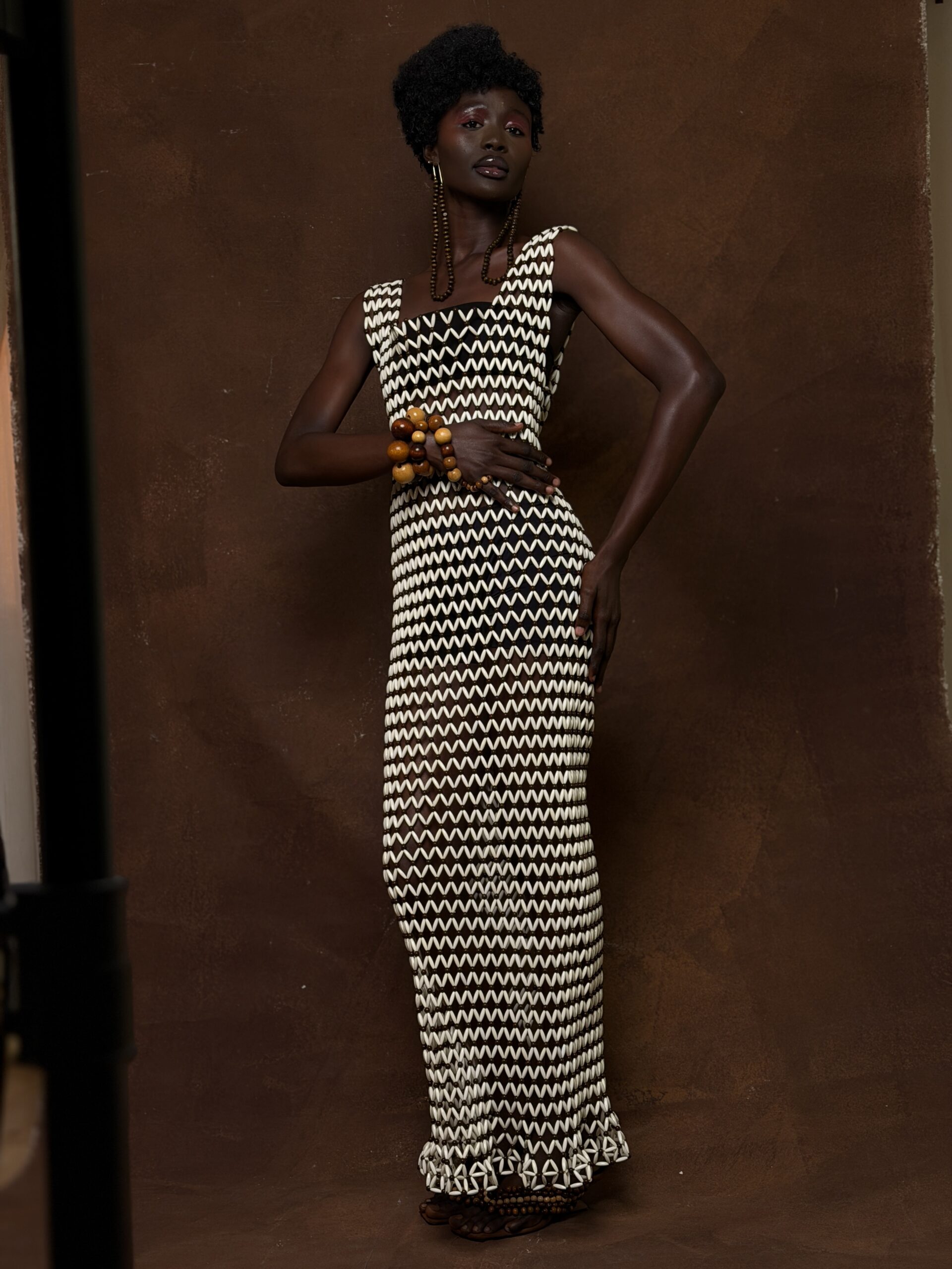 The Ara Beaded Maxi Dress - Image 3