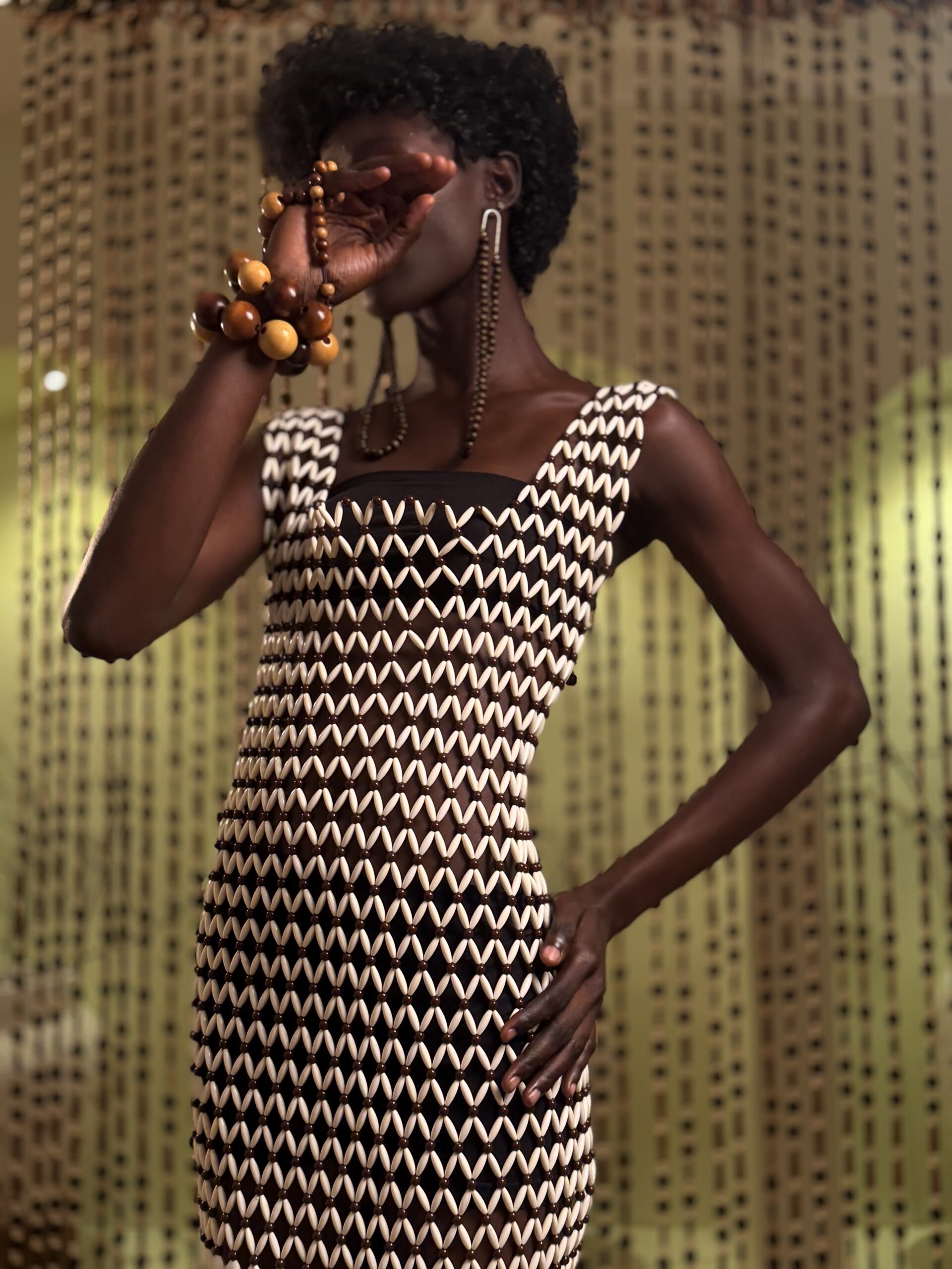 The Ara Beaded Maxi Dress - Image 4