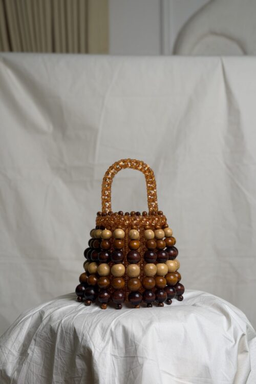 The Ugo Beaded Bucket Bag